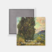 Cypresses van Vincent van Gogh Magneet (Voorkant / Achterkant)