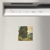 Cypresses van Vincent van Gogh Magneet (Insitu (Vaatwasser))