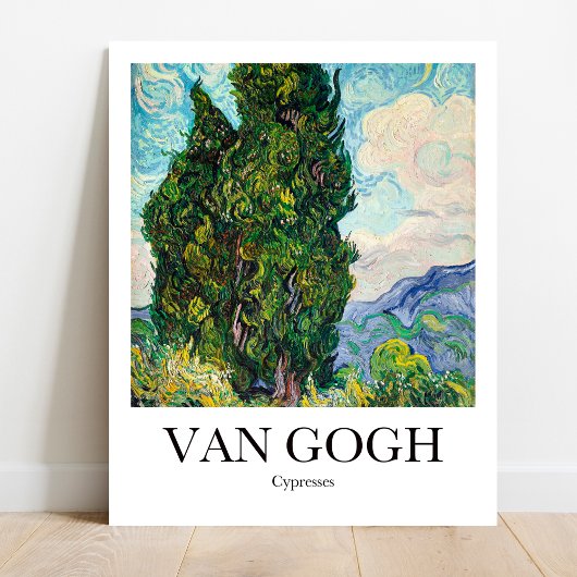 Cypresses van Vincent Van Gogh Poster