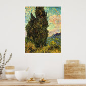 Cypresses van Vincent van Gogh Poster (Keuken)