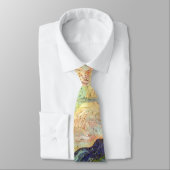 Cypresses van Vincent van Gogh Stropdas (Gebonden)