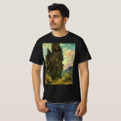 Cypresses van Vincent van Gogh T-shirt (Voorkant volledig)
