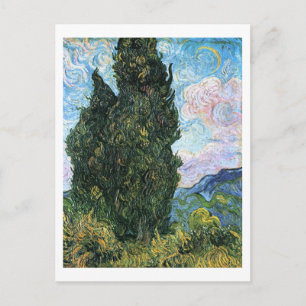 Cypresses, Vincent van Gogh Briefkaart