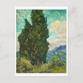 Cypresses, Vincent van Gogh Briefkaart (Voorkant)