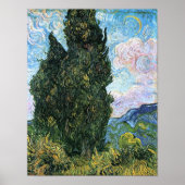 Cypresses, Vincent van Gogh Fine Art Poster (Voorkant)