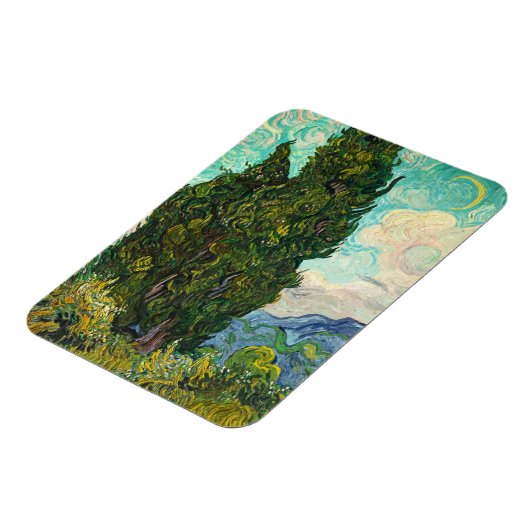 Cypresses, Vincent van Gogh Magneet (Linkerzijde)
