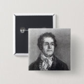 Cyprien Gaulon, 1824-5 Vierkante Button 5,1 Cm (Voorkant /achterkant)