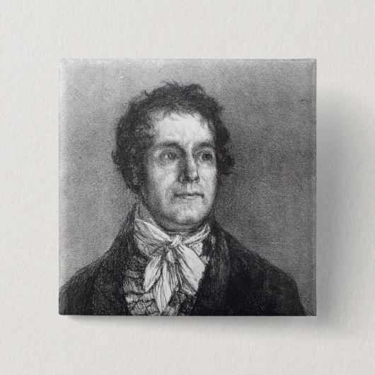 Cyprien Gaulon, 1824-5 Vierkante Button 5,1 Cm (Voorkant)