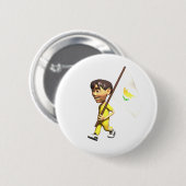 Cypriot Boy Ronde Button 5,7 Cm (Voorkant /achterkant)