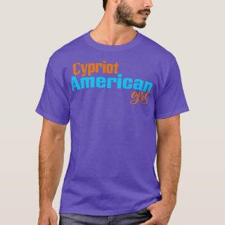 Cypriotisch Amerikaans Meisje 3 T-shirt