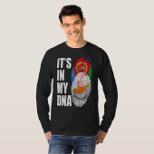 Cypriotisch en Eritrees Mix DNA-vlaggenerfgoed T-shirt (Voorkant volledig)