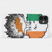 Cypriotische Ierse vlag - boomrootbomen Case-Mate iPhone Case (Achterkant (horizontaal))
