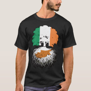Cypriotische Ierse vlag - boomrootbomen T-shirt
