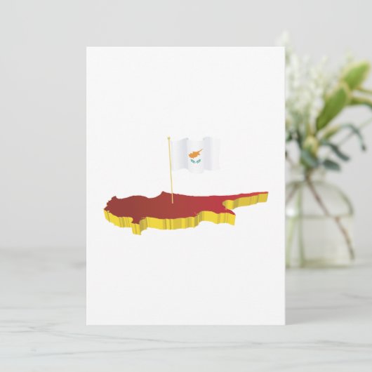 Cypriotische kaart (Staand voorkant)