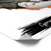 Cypriotische kattedruk | Kat-wanddruk Poster (Hoek)