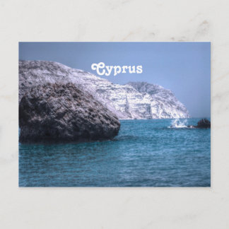 Cypriotische kust briefkaart