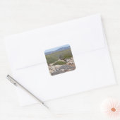 Cypriotische landschapsStickers Vierkante Sticker (Envelop)