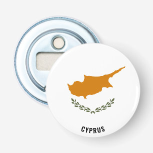 Cypriotische marktopening voor fijne patriottische button flesopener