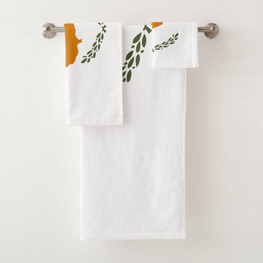 Cypriotische vlag bad handdoek (Insitu)