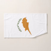 Cypriotische vlag bad handdoek (Handdoek)