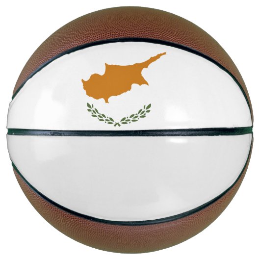 Cypriotische vlag basketbal (Voorkant)