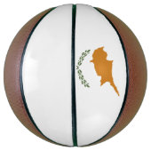 Cypriotische vlag basketbal (Verticaal)