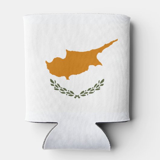 Cypriotische vlag blikjeskoeler (Achterkant)