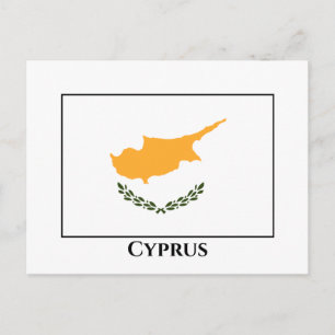 Cypriotische vlag briefkaart