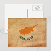 Cypriotische vlag briefkaart (Voorkant / Achterkant)