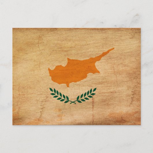 Cypriotische vlag briefkaart (Voorkant)