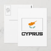 Cypriotische vlag briefkaart (Voorkant / Achterkant)
