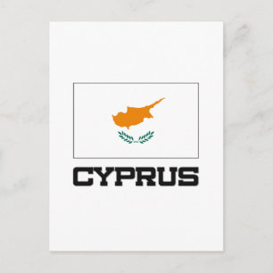 Cypriotische vlag briefkaart