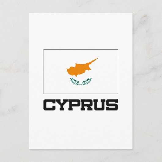 Cypriotische vlag briefkaart (Voorkant)