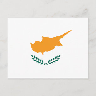 Cypriotische vlag briefkaart