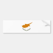 Cypriotische vlag bumpersticker (Voorkant)