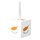 Cypriotische vlag decoratie (Achter hoekig)