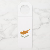 Cypriotische vlag flessenhanger (Voorkant)
