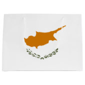 Cypriotische vlag groot cadeauzakje (Voorkant)
