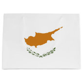 Cypriotische vlag groot cadeauzakje (Voorkant)