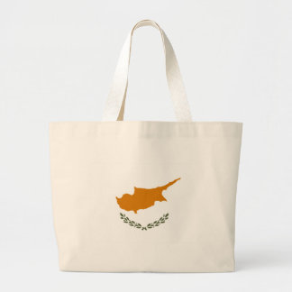 Cypriotische vlag grote tote bag
