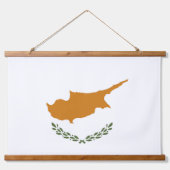 Cypriotische vlag hangend wandkleed (Voorkant)