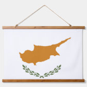 Cypriotische vlag hangend wandkleed (Voorkant 2)