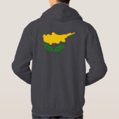 Cypriotische vlag hoodie (Achterkant)