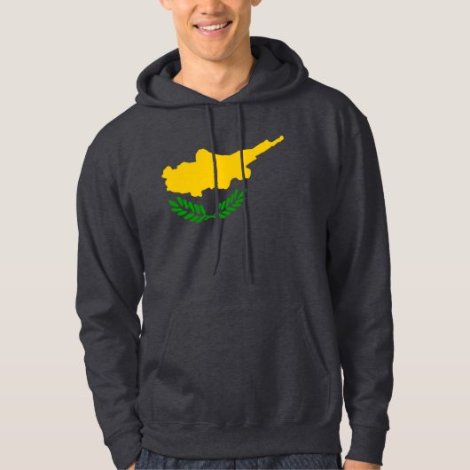 Cypriotische vlag hoodie (Voorkant)