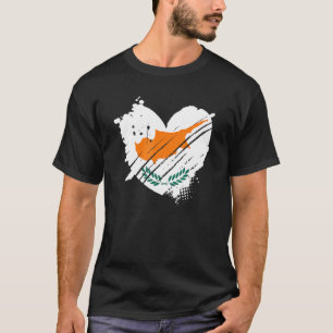 Cypriotische vlag ik hou van Cyprus en het staat i T-shirt