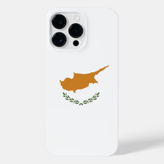 Cypriotische vlag iPhone hoesje (Achterkant)