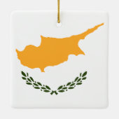 Cypriotische vlag keramisch ornament (Achterkant)