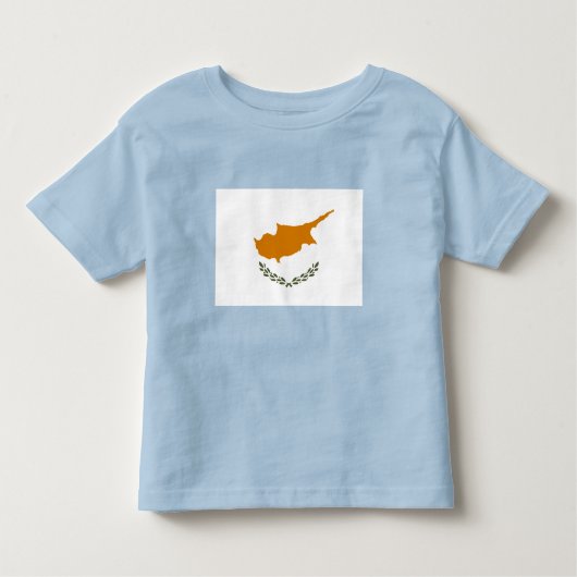Cypriotische vlag kinder shirts (Voorkant)