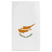 Cypriotische vlag klein cadeauzakje (Achterkant)