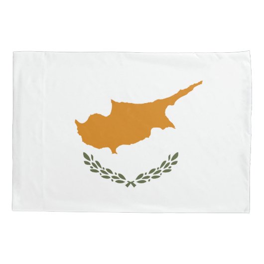 Cypriotische vlag kussensloop (Achterkant)